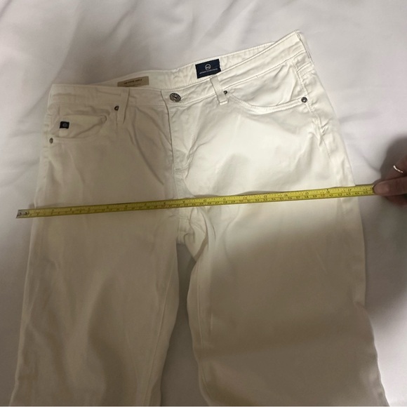 Adriano Goldschmied Women's jeans the Stevie ankle slim straight ankle White 28R - Picture 8 of 16
